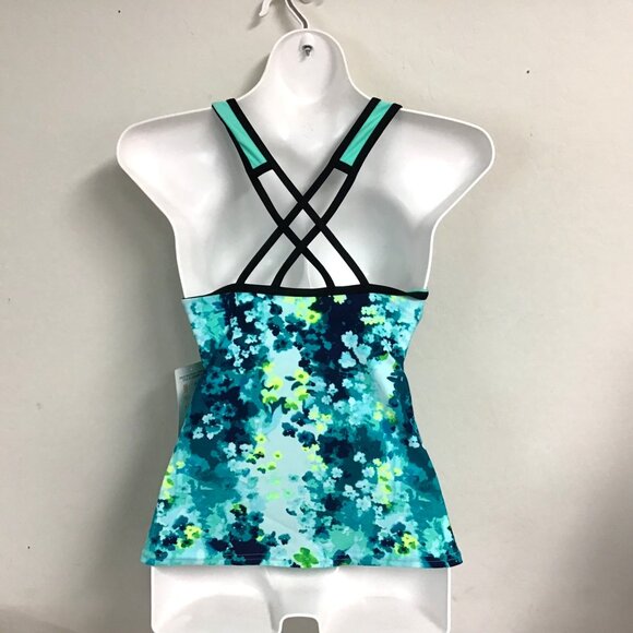 NWT ZeroXposur Women's Floral Print Sun Smart UPF 30+ 2 Piece Swim Suit Size XS - Picture 3 of 12